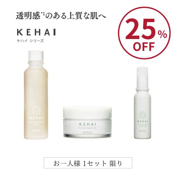 画像1: KEHAI ツヤ肌仕上げ3点セット (1)